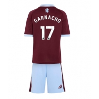Aston Villa Alejandro Garnacho #17 Hemmatröja Barn 2026-27 Kortärmad (+ Korta byxor)